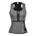 thumbnail image 2 of Chaleco de sudor de sauna para hombres BLESIY entrenador de cintura Gris L, 2 of 8