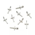 thumbnail image 2 of GRACEARA 50 x Lead Free Nickel Free Antique Silver Alloy Cross Pendants 17x8x2mm Hole 2mm, 2 of 9
