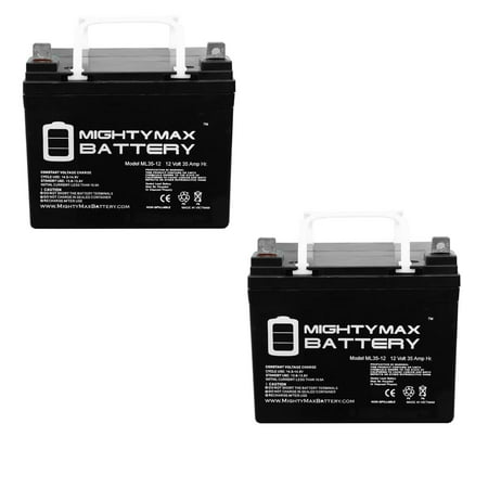 NEW 12V 35AH BATTERY PERFECT FOR MERITS SCOOTER - 2 Pack -  Mighty Max Battery, ML35-12MP256915516148