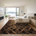 thumbnail image 3 of ODIKA 2'x3' Machine Washable Non-Slip Area Rug, Oriental Gold High Traffic Rug, Gold, 958963, 3 of 7