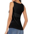thumbnail image 6 of Women's Summer Chiffon Tank Tops Casual Sleeveless Vest Soft Comfortable Tops, 6 of 6