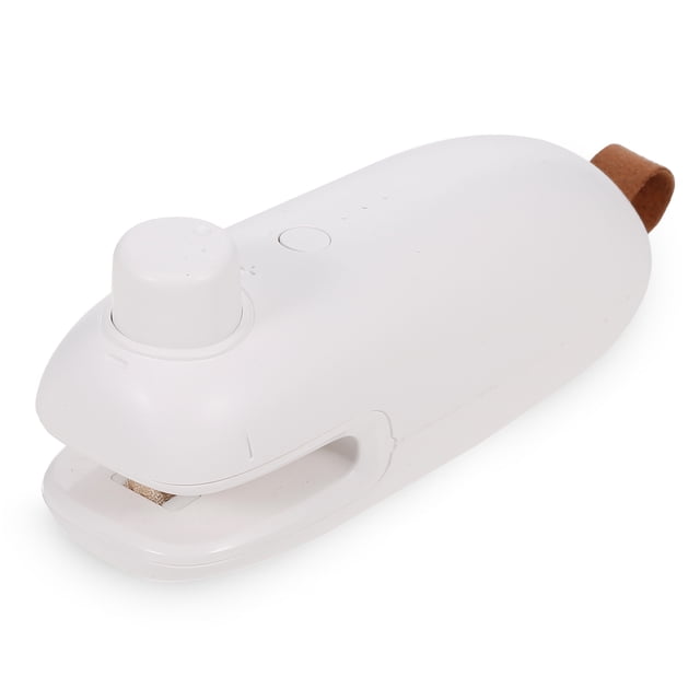 Amdohai Mini Bag Sealer Mini Heat Sealer Rechargeable Sealer & Cutter with Magnet for Plastic Bags Chip Bags Snack & Cereal Bags