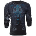 thumbnail image 3 of Xtreme Couture By Affliction Men's Thermal Shirt Sandstone, 3 of 8