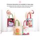 thumbnail image 3 of Bewildely Bolsa de Navidad colorida, almacenamiento de regalos, contenedor de apliques de Papá Noel, bolso de lino de gran capacidad para joyería, Kits de decoración para fiestas Alce Bewildely HA070029-03B, 3 of 6