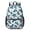 Police and Checkered, variant on Police and Traffic Light Blue Pattern 17" School Backpacks for Teens,Waterproof Oxford Fabric,S-Shape Padded Straps for School,Travel,Hiking,Camping