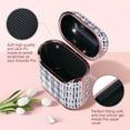 thumbnail image 3 of ULAK AirPods Case 1st 2nd Generation, Cute Shockproof Airpods Case Cover with Keychain for Apple AirPod Charging Case 2 1 for Girls Women, Black White, 3 of 7