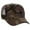 Camo Black-Brown, variant on Couver Camouflage 5 Panel High Crown Mesh Back Trucker Hat, Front Split, Camo/Tan/Camo, 6PCS Set Pack