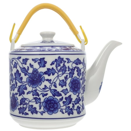 

NICEXMAS 1 Pc Ceramics Teapot Chinese Style Water Kettle Handheld Kung Fu Tea Kettle 2L