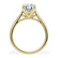 thumbnail image 5 of Unique Moments 2 ct Pear Cut Lab Grown Diamond Engagement Ring 14K Yellow Gold, 5 of 6