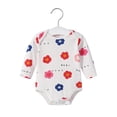 thumbnail image 2 of Emy Dola 2-Pack Baby Girls Long Sleeve Bodysuit Onesies 100% Cotton Newborn Boys Romper 0-24 Months Infant Summer Spring Clothes, 2 of 8