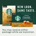 thumbnail image 2 of Starbucks K-Cup Coffee Pods, Caramel Flavored Coffee, Naturally Flavored, 100% Arabica, 1 Box (10 Pods) - Pack of 2, 2 of 8