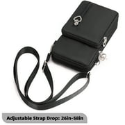 JANKS Women Small Crossbody Bags Nylon Over Shoulder Purses Zipper Closure Travel Purse Roomy Design for Phone and Essentials with Adjustable Strap