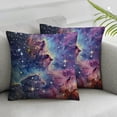 thumbnail image 3 of Throw Pillow Cover Outer Space Galaxy Pattern Universe Space Nebula Astronomy Theme Mystery Astral Cluster Decor Lumbar Pillow Case Cushion for Sofa Couch Bed Standard Queen, 3 of 7