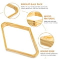 thumbnail image 1 of KONTONTY 1Set Khaki Billiard Rack With A Retro Style For Pool Table Accessories At Home, 1 of 8