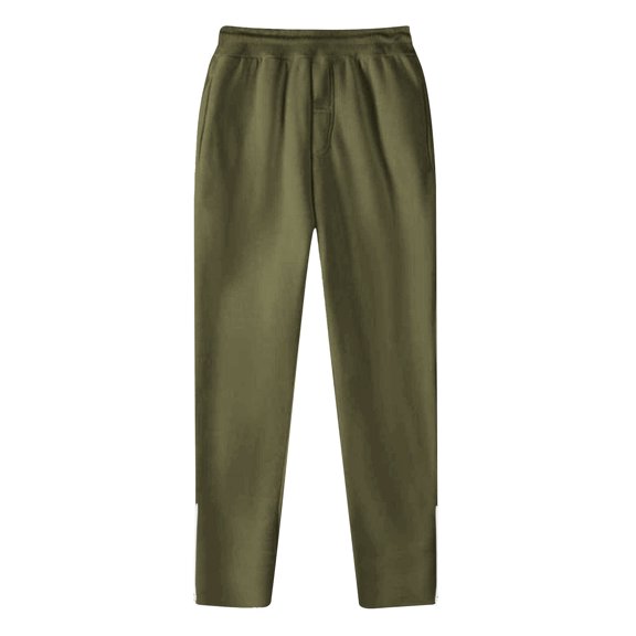 cocolona Sweatpants for Women Elastic Waist Straight Bottom Zipper Open Pants Fashion Solid Color Joggers Lounge Trousers with Pockets