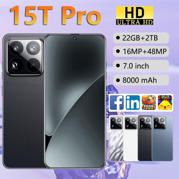 T-Mobile Facing Unlocking Mobile Phones, Unlocked Android Phones, CHYCET 6.26"HD , 6GB +128GB , 4G Dual Sim Smart Phone,16MP Camera , Cell Phone , 15T Pro