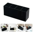 thumbnail image 2 of Porta brochas de maquillaje de acrílico con 4 compartimentos, organizador de lápices para escritorio, vaso para tocador, organizador de brochas de maquillaje para encimera de baño, 2 of 8