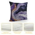 thumbnail image 4 of JEUXUS Violet Agate Pillow Case Short Plush Pillowcase Home Decoration White, 4 of 5