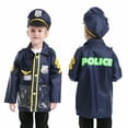 thumbnail image 2 of TOPTIE Police Costume for Kids, Role Play Dress-Up Set for 3 - 7 Years Old-Navy Blue-S, 2 of 7