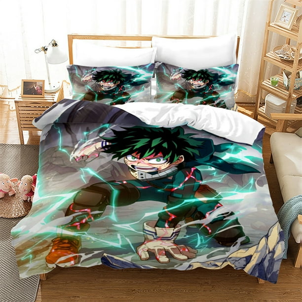 Cool My Hero Academia Bedding Bed Set Twin Full Queen King Size Deku
