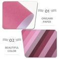thumbnail image 3 of SOPOTUTU 60 Pcs Origami Art Paper Double Sided Pink For Crafts And Family Activities, 3 of 8