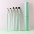 thumbnail image 5 of SDOHIG 5-Piece Eyeshadow Brush Set Cosmetic Kit with Round Travel Tube, Portable Eye Makeup Brushes for Blending Shading, Compact Beauty Tool Set, 5 of 6