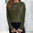 thumbnail image 6 of Neewe omen's Oversized Sweatshirts Crewneck Long Sleeve Tunic Pullover Shirts Hoodies 2025 Fall Clothes, 6 of 9