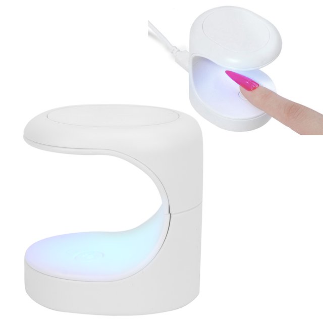 16W Mini Gel Polish Dryer, USB Charging LED Dual Light Sources Nail Curing Machine For Salon And Home Use Nail Art Design Nail Lamp