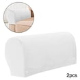 thumbnail image 6 of Velvet Sofa Armrest Covers Polyester Arm Covers Couch Armchair Slipcovers with Pins Anti-Slip Washable Detachable -, 6 of 7