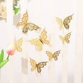 thumbnail image 3 of Lefu 12 pcs 3D Butterfly Wall Stickers Room DIY Decal Home Decor Multiple Colour, 3 of 9