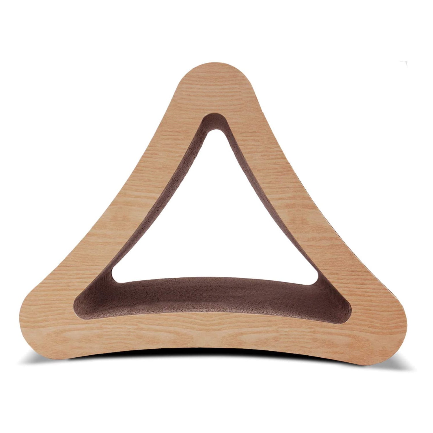 Pefilos 25" C- Shaped Cat Scratching Post Furniture, Cat Tree Table with Scratcher Board, Cat Board Pads Prevents Furniture Damage, Brown Pefilos 25" C- Shaped Cat Scratching Post Furniture, Cat Tree Table with Scratcher Board, Cat Board Pads Prevents Furniture Damage, Brown