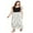 Floral Skirts #01, variant on Women Skirts Long A-Line Midi Skirts with Pockets for Ladies, Off-White