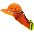 thumbnail image 3 of 1-Pack Hi-Vis Reflective Work Safety Boonie Snap Hat High Visibility Orange Cap, 3 of 4
