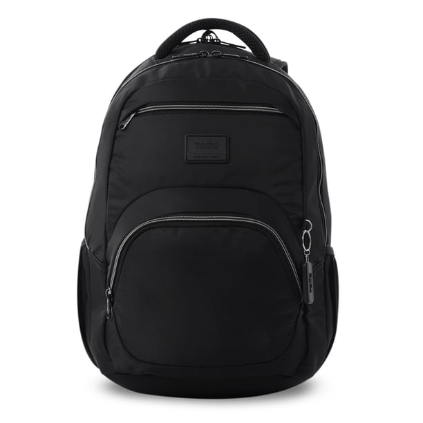 TOTTO Mochila Ergonómica Grande Porta Laptop 14 Repelente a Líquidos | Escuela - Oficina - Viaje | 2 negro G