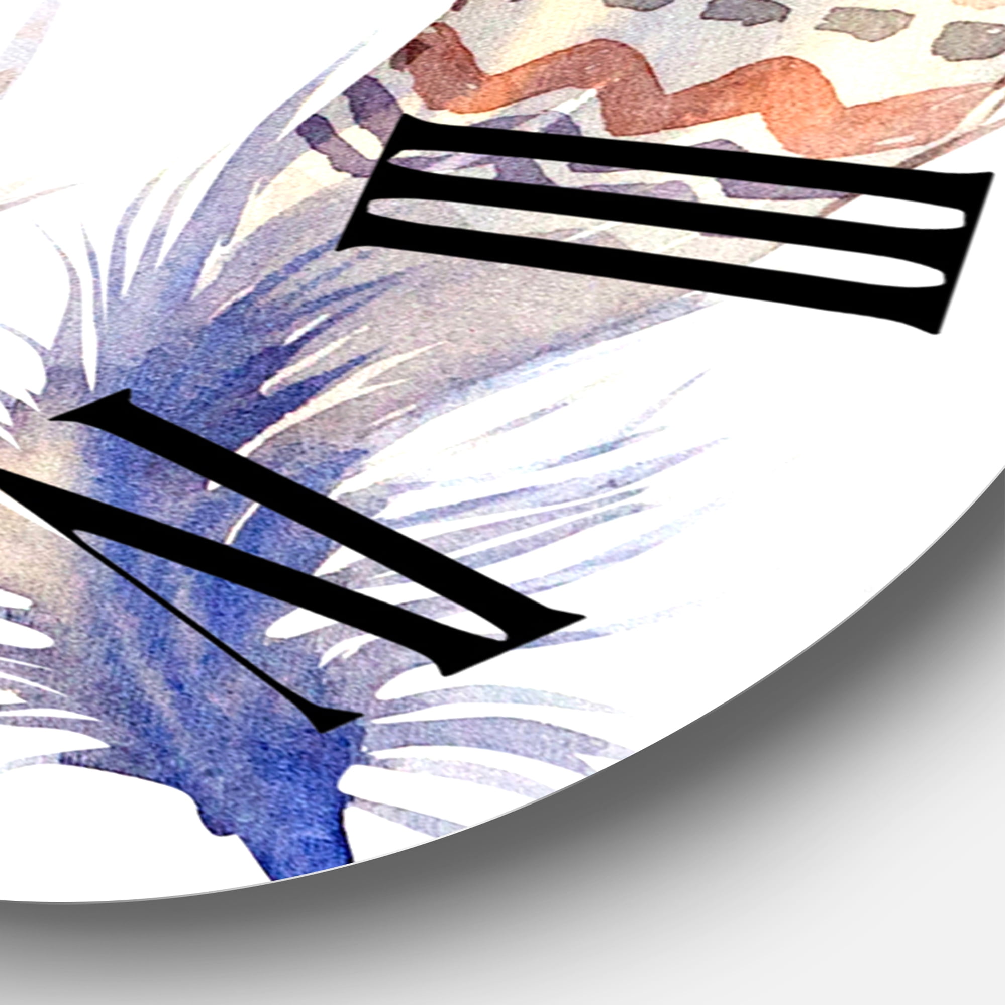 Designart 1 in Quartz Bohemian Wall Clock