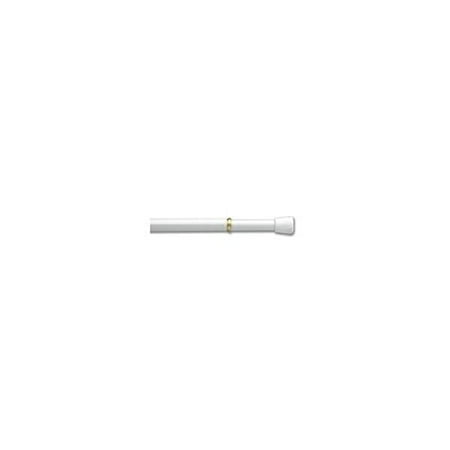 Pur Round Rod - 7/16-Inch Round Spring Tension Rod 28 to 48-Inch Adjustable Width - White