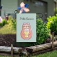 thumbnail image 6 of GZHJMY Cute Sloth with Lemonade Garden Flag 12 x 18 Inch Vertical Double Sided Welcome Yard Garden Flag Seasonal Holiday Outdoor Decorative Flag for Patio Lawn Home Decor Farmhous Yard Flags, 6 of 6