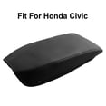 thumbnail image 5 of Black Pu Leather Car Center Console Lid Armrest Dust Cover Skin For Honda Civic 2012-2015 Armrest Box Cover Waterproof, 5 of 9