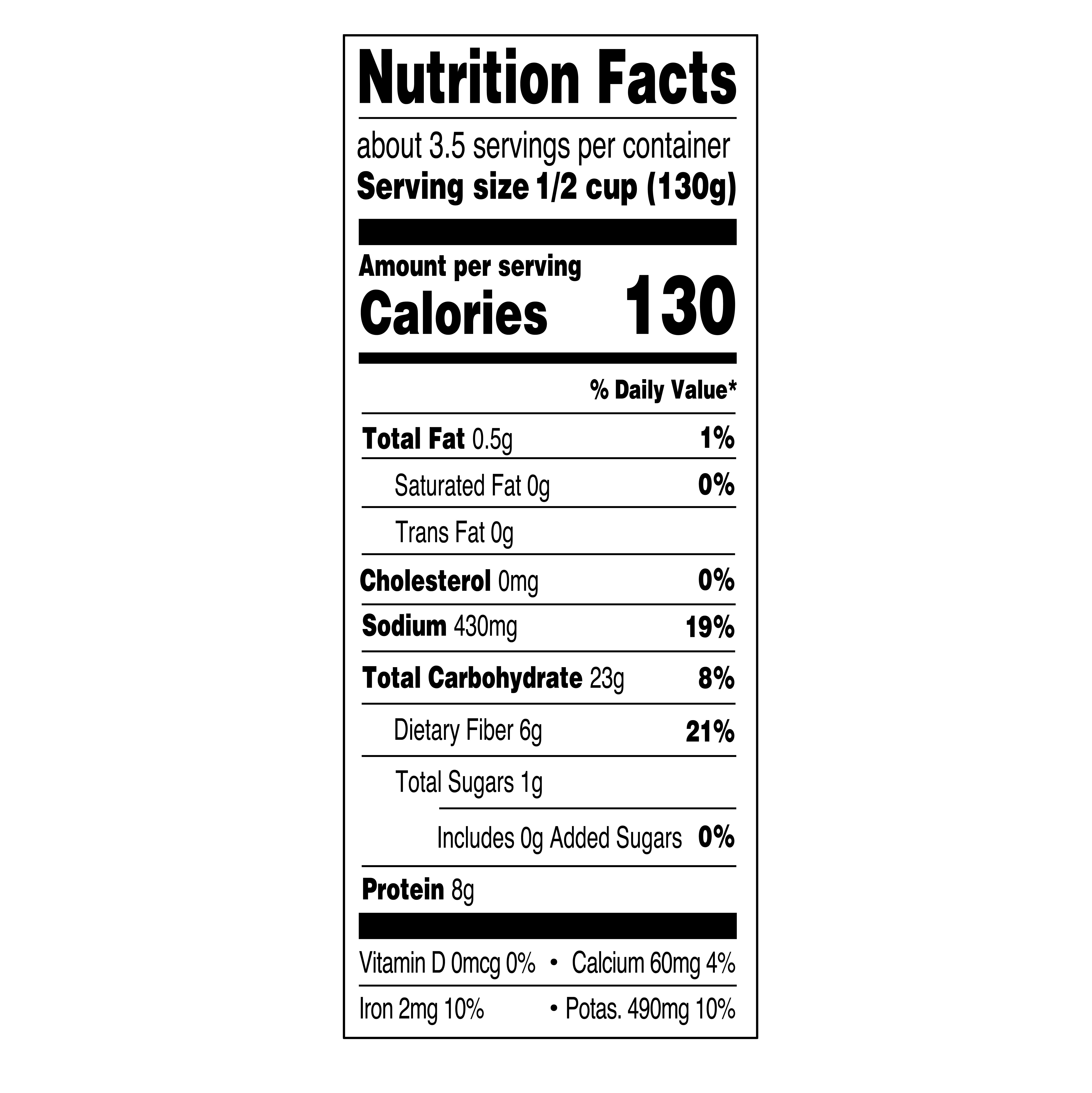 Great Value Seasoned Black Beans, 15 oz Can