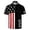 Black, variant on Men's USA 250th Anniversary American Flag Stars Polo Shirt Patriotic Casual Short Sleeve America 250 Merchandise