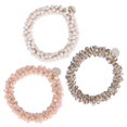thumbnail image 1 of Hair Tie Fashion Hair Ties for Decoration 3Pcs Assorted Color Pearl Beads, 1 of 3