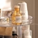 thumbnail image 4 of Organizador de maquillaje ROWNYEON 360, giratorio, 3 niveles, PET transparente, 4 of 9
