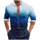 thumbnail image 2 of Blusa y camisa de manga larga con cuello vuelto para hombre, estilo casual, a la moda, con botones estampados, blusa de manga larga con cuello vuelto, camisetas de poliéster para hombre, 2 of 5
