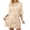 Glisme Beige156, variant on Glisme Casual Dresses For Women Sparkly Sequin Dress Short Sleeve Round Neck Loose Fit Party Wear Elegant Tunic Top Dress Beige Sundress Graduation Dresses