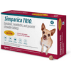 Simparica Trio Chewable Tablet for Dogs, 2.8-5.5 lbs (Gold Box), 6 Chewable Tablets (6 mos. Supply)