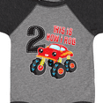 thumbnail image 4 of Inktastic Monster Truck How I Roll 2nd Birthday Boys Baby Bodysuit, 4 of 5