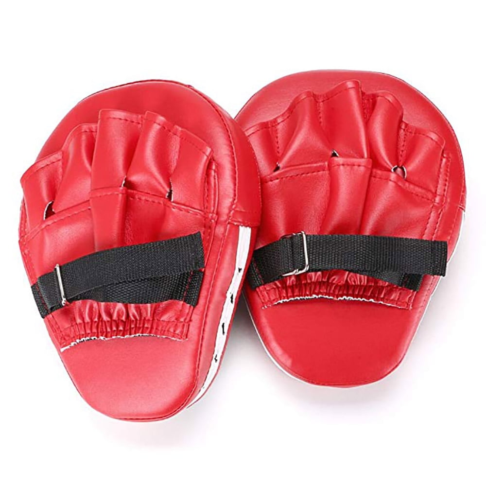 Boxing Gloves Pads for Muay Thai Kick Boxing Mitt MMA Training PU foam