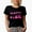 Black, variant on In October, We Wear Pink, Quote About Breast Cancer Awareness, Groovy Retro Wavy Text Merch Gift, Black T-Shirt, Small