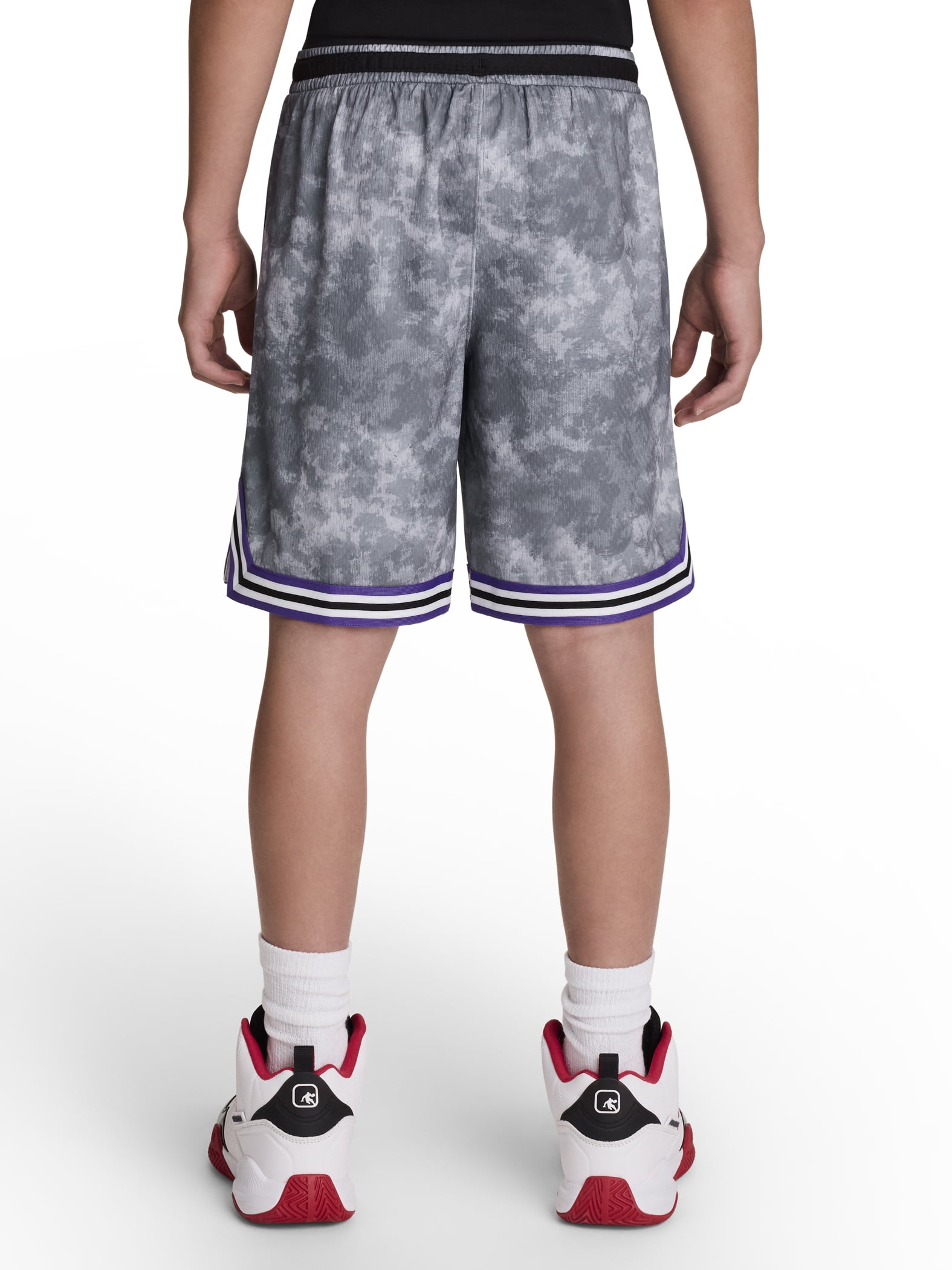 AND1 Boy's Athletic Performance Challenger Short 8" Inseam, Sizes 4-18