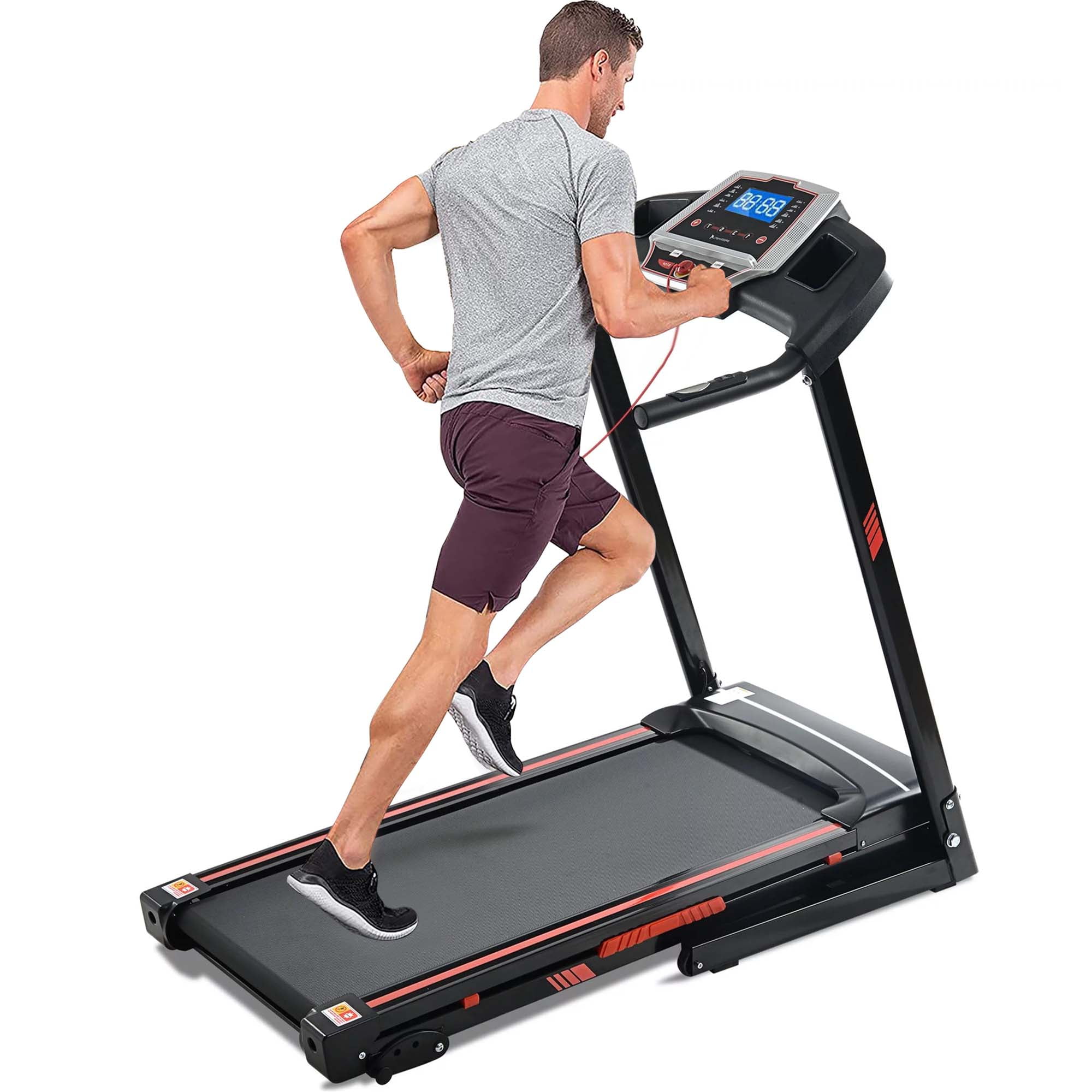 Aukfa AK-SF02-009 Folding Treadmill with Incline 330 lb Weight Capacity 8.5 mph Speed